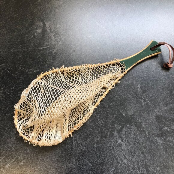 Fishing Net Christmas Tree Ornament 10" Fly Fishing Cabin Up North Decor - Picture 2 of 4